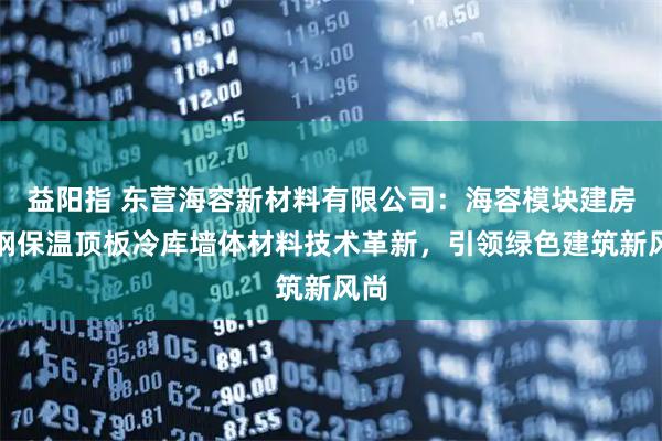 益阳指 东营海容新材料有限公司：海容模块建房轻钢保温顶板冷库墙体材料技术革新，引领绿色建筑新风尚